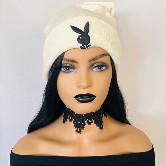 PLAYBOY Accessories - New “Playboy” Unisex Cream Color Toque  🖤 Year Round Versatility - #Fashion